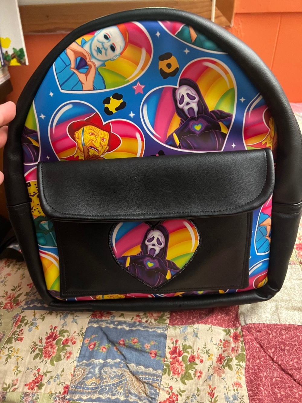 Handmade Horror Icons mini backpack